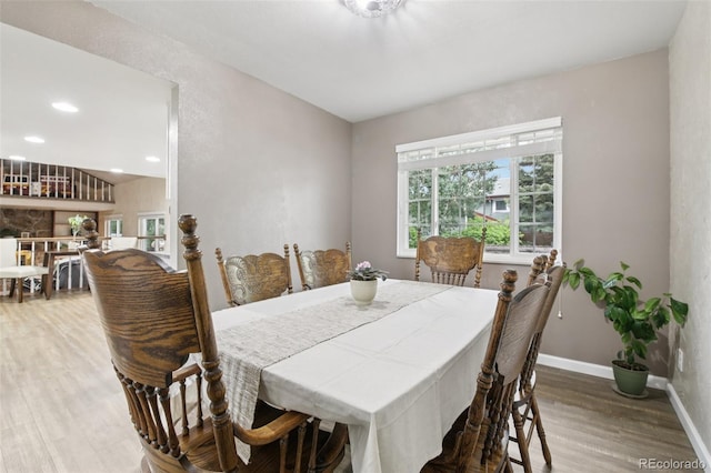 6514 Zinnia St, Arvada, CO 80004 - dining space with wood finished floors and baseboards