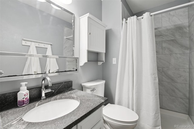 6514 Zinnia St, Arvada, CO 80004 - bathroom with vanity and a tile shower