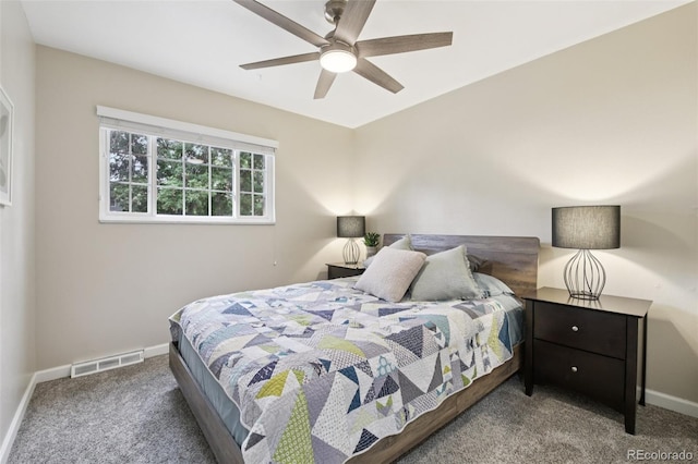 6514 Zinnia St, Arvada, CO 80004 - bedroom with carpet and ceiling fan