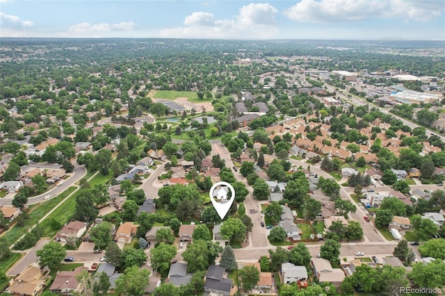 6514 Zinnia St, Arvada, CO 80004 - aerial perspective of suburban area