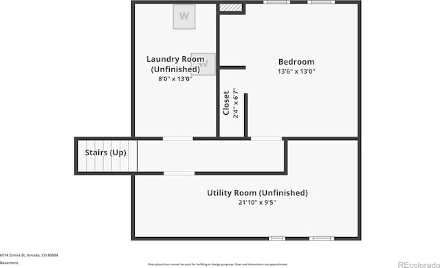 6514 Zinnia St, Arvada, CO 80004 - view of property floor plan
