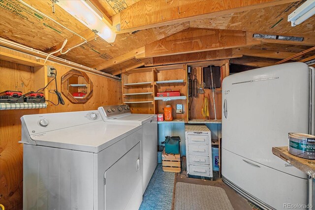 3938 County Road 60, Grant, CO 80448 - laundry room with washing machine and clothes dryer
