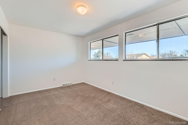 interior space featuring carpet flooring