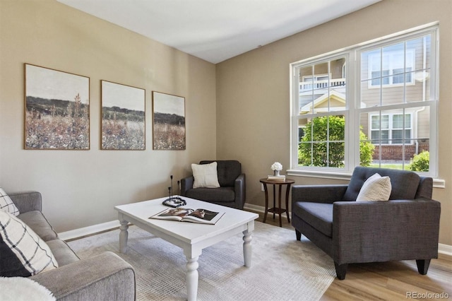 12914 Ironstone Way Unit 102, Parker, CO 80134 - living area with light wood-style flooring and baseboards