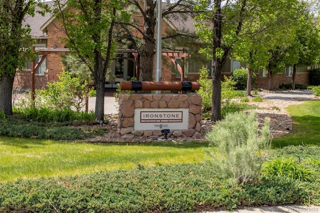12914 Ironstone Way Unit 102, Parker, CO 80134 - view of community sign