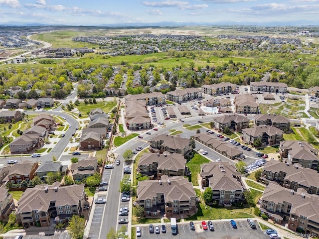 12914 Ironstone Way Unit 102, Parker, CO 80134 - aerial view of property and surrounding area featuring nearby suburban area