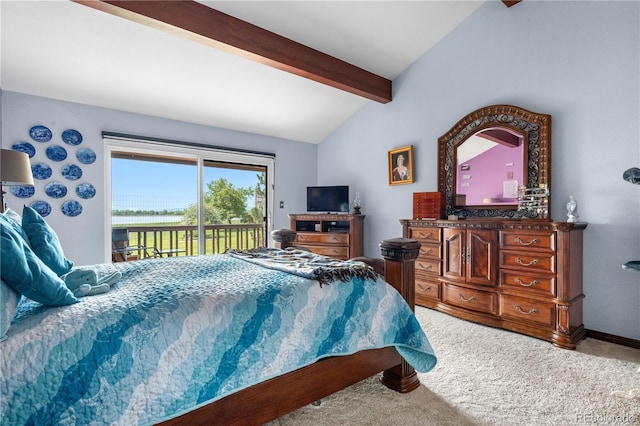 7300 W Stetson Pl Unit 46, Littleton, CO 80123 - bedroom with access to outside and carpet flooring