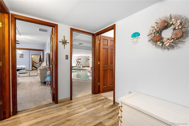 7300 W Stetson Pl Unit 46, Littleton, CO 80123 - hall with light wood-style flooring