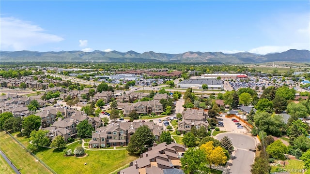 7300 W Stetson Pl Unit 46, Littleton, CO 80123 - aerial view of residential area with mountains