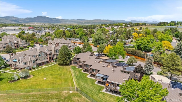 7300 W Stetson Pl Unit 46, Littleton, CO 80123 - aerial view of residential area with mountains
