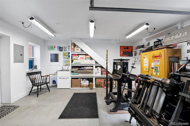 328 S Lincoln St, Denver, CO 80209 - exercise area featuring electric panel