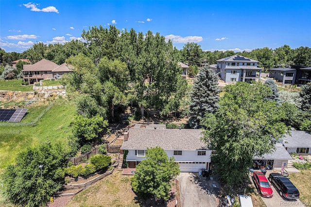 10171 W 69th Ave, Arvada, CO 80004 - aerial perspective of suburban area with a tree filled landscape
