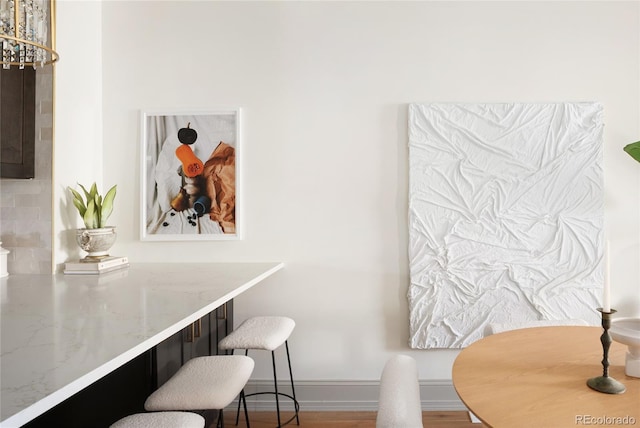 3142 W 26th Ave, Denver, CO 80211 - dining area with wood finished floors and baseboards