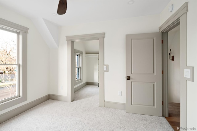 3142 W 26th Ave, Denver, CO 80211 - additional living space featuring healthy amount of natural light, carpet floors, baseboards, and ceiling fan