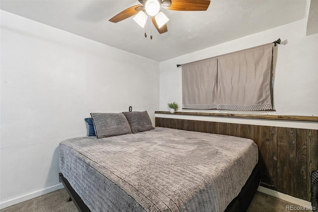4475 London Ln, Colorado Springs, CO 80916 - bedroom featuring baseboards, carpet flooring, and ceiling fan
