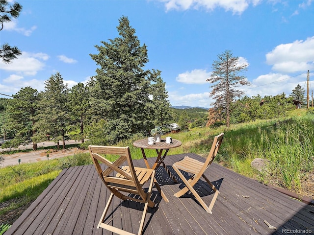27385 Spruce Ln, Evergreen, CO 80439 - view of deck