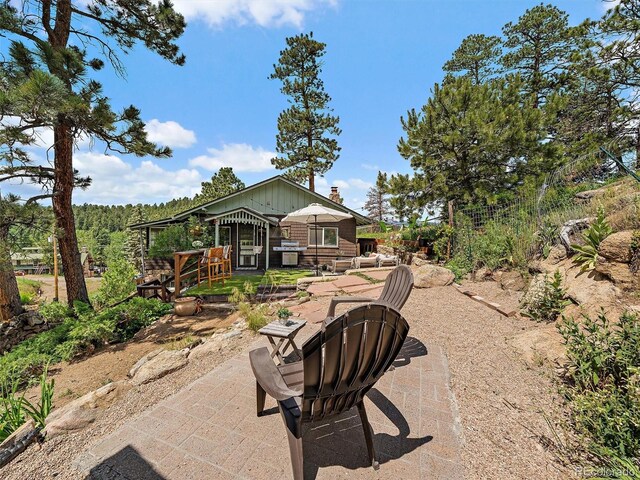 27385 Spruce Ln, Evergreen, CO 80439 - view of patio