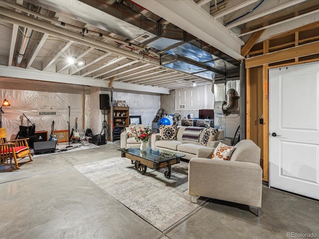 1291 Fountain Ln, Erie, CO 80516 - view of unfinished basement