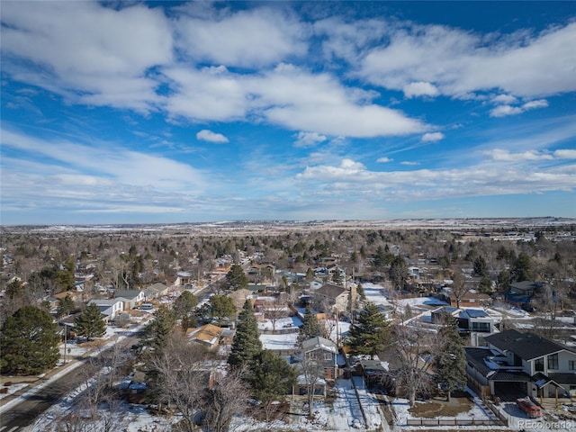 birds eye view of property featuring a residential view