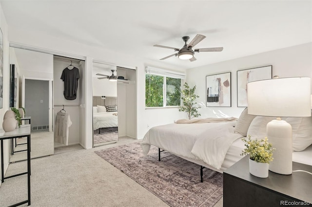 7565 Newland St, Arvada, CO 80003 - carpeted bedroom featuring ceiling fan
