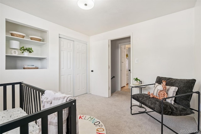 7565 Newland St, Arvada, CO 80003 - bedroom with light carpet and a closet