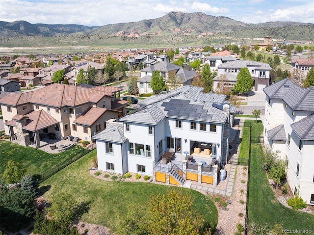 2136 S Juniper St, Lakewood, CO 80228 - aerial view of residential area featuring a mountain backdrop