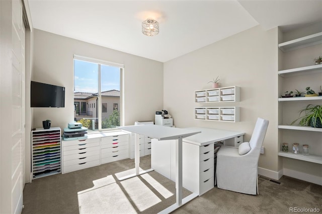 2136 S Juniper St, Lakewood, CO 80228 - carpeted office space featuring beverage cooler