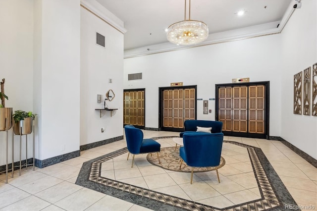 view of community lobby