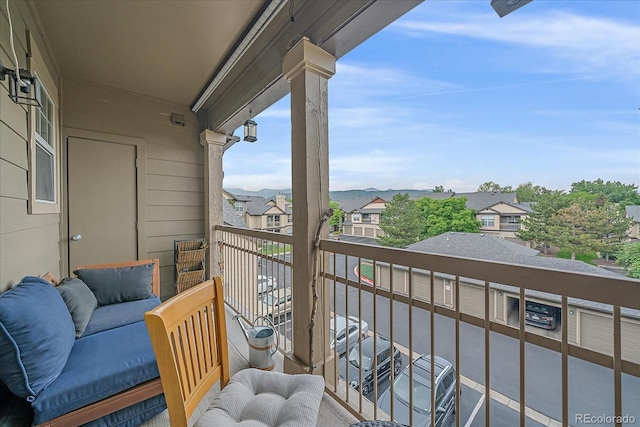 7413 S Quail Cir Unit 1435, Littleton, CO 80127 - balcony with a residential view and an outdoor living space