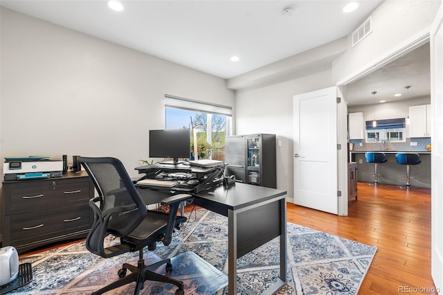 1353 Quaker St, Golden, CO 80401 - office space featuring light wood-style flooring and recessed lighting