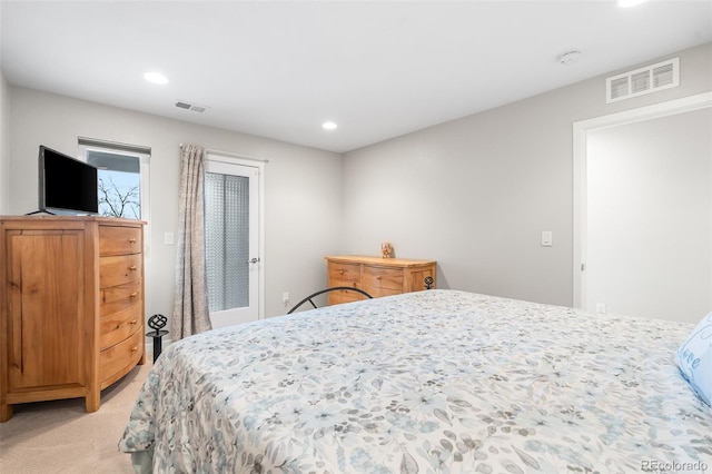 1353 Quaker St, Golden, CO 80401 - bedroom with light carpet and recessed lighting
