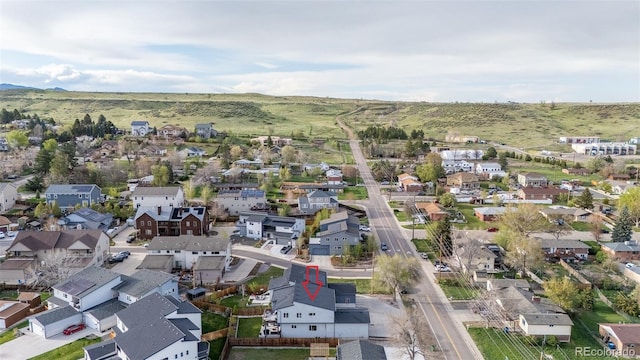 1353 Quaker St, Golden, CO 80401 - aerial view of property's location featuring nearby suburban area