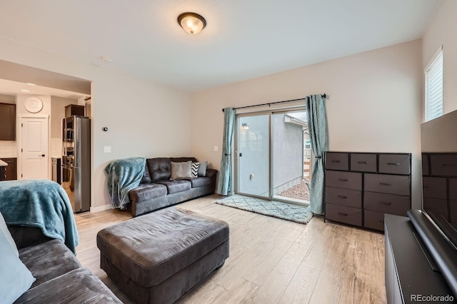668 Sage Forest Ln, Monument, CO 80132 - living room featuring light wood-style floors