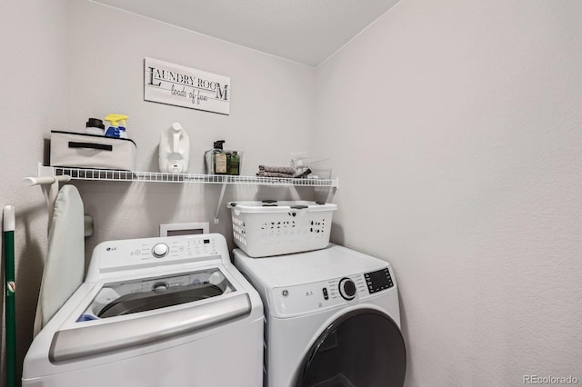 668 Sage Forest Ln, Monument, CO 80132 - laundry room with separate washer and dryer