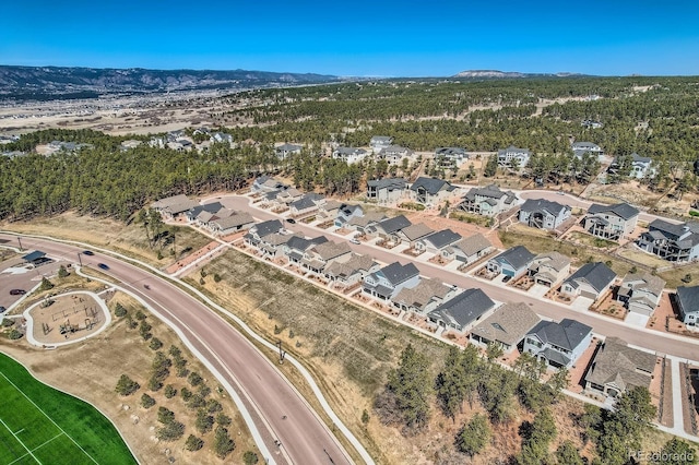 668 Sage Forest Ln, Monument, CO 80132 - aerial overview of property's location with nearby suburban area