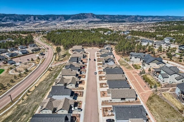 668 Sage Forest Ln, Monument, CO 80132 - view of property location featuring nearby suburban area and mountains