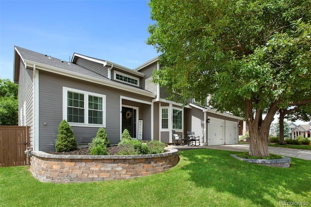 7027 Chestnut Hill St, Highlands Ranch, CO 80130 - view of front of home featuring an attached garage and concrete driveway