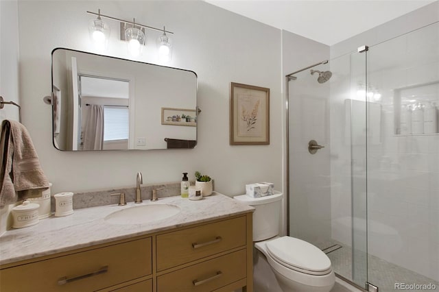 7027 Chestnut Hill St, Highlands Ranch, CO 80130 - bathroom featuring a shower stall and vanity