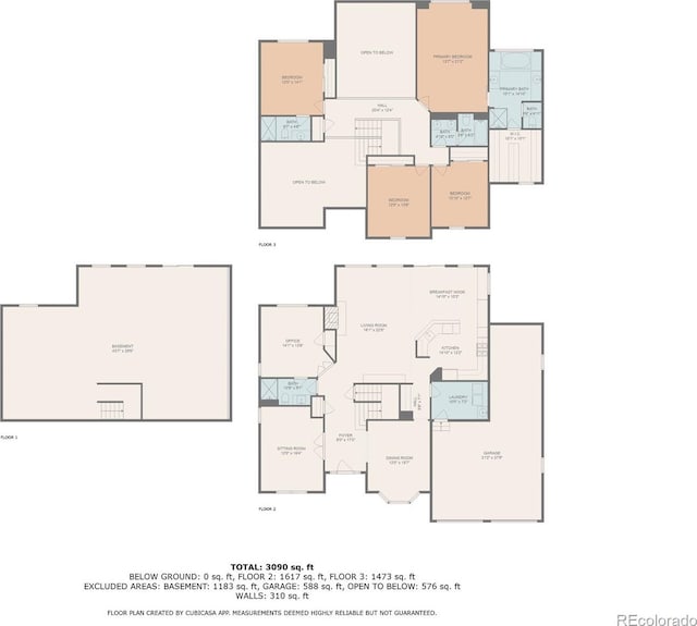 7027 Chestnut Hill St, Highlands Ranch, CO 80130 - view of home floor plan