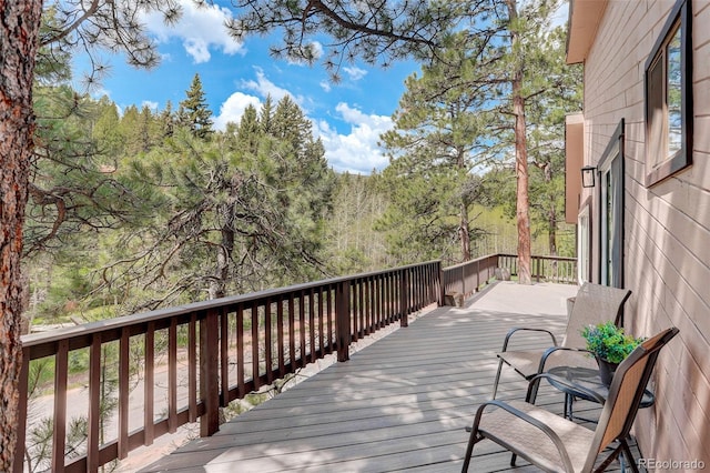 28251 Shadow Mountain Dr, Conifer, CO 80433 - view of deck
