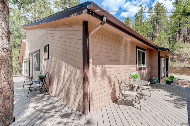 28251 Shadow Mountain Dr, Conifer, CO 80433 - view of deck