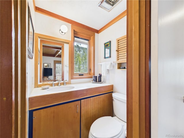 620 Tennis Club Rd Unit 1339, Dillon, CO 80435 - half bathroom featuring toilet and vanity