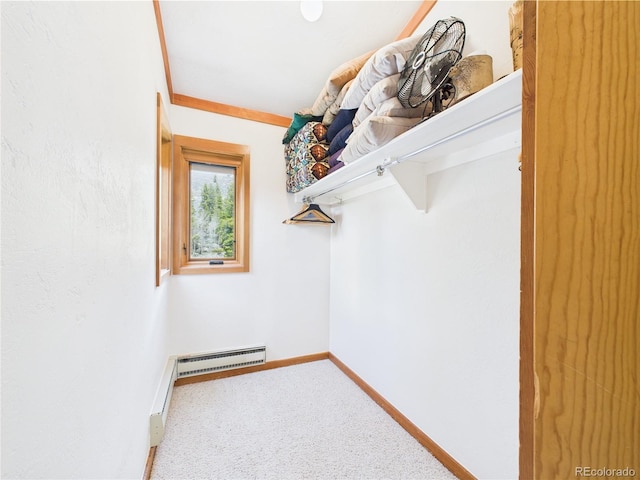 620 Tennis Club Rd Unit 1339, Dillon, CO 80435 - walk in closet with carpet floors and baseboard heating