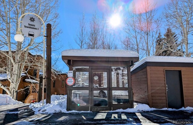 620 Tennis Club Rd Unit 1339, Dillon, CO 80435 - view of snow covered property entrance