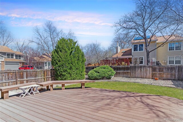 1550 S Syracuse St, Denver, CO 80231 - view of wooden terrace