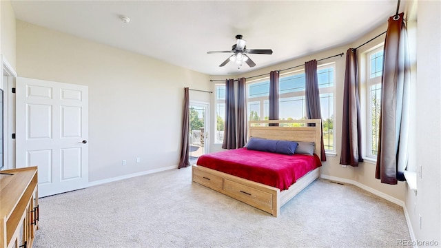 9353 E 146th Ave, Brighton, CO 80602 - carpeted bedroom with multiple windows and a ceiling fan
