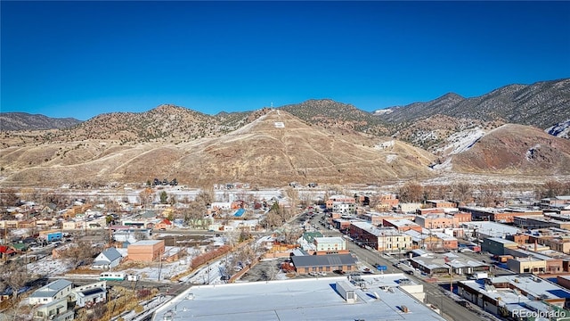 view of mountain feature