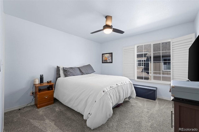 4887 Raven Run, Broomfield, CO 80023 - carpeted bedroom featuring baseboards and ceiling fan