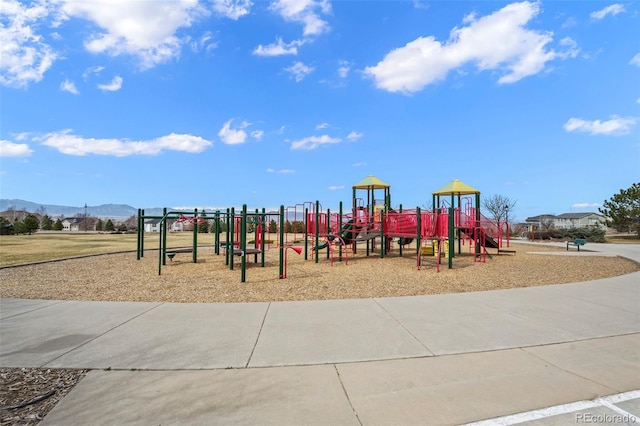 4887 Raven Run, Broomfield, CO 80023 - community playground featuring a mountain view