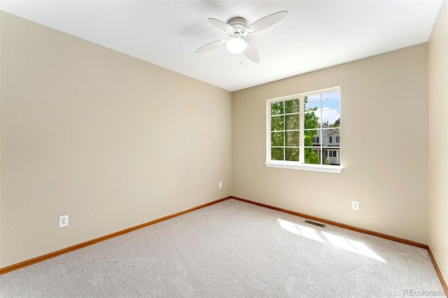 11335 W 54th Ln, Arvada, CO 80002 - carpeted empty room featuring baseboards and ceiling fan